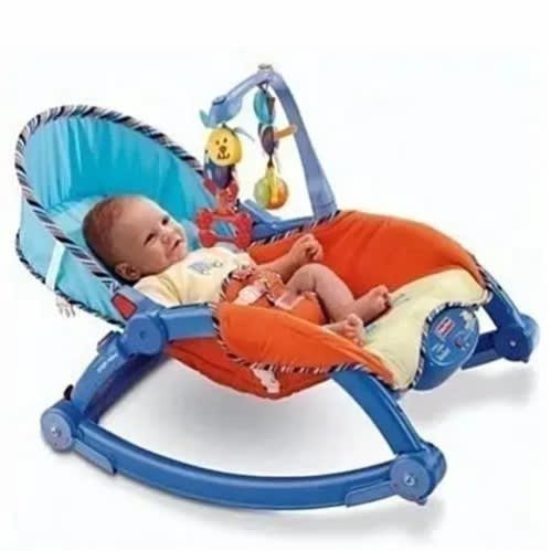 Newborn To Toddler Portable Rocker With Bouncer Chair And Music Swing Toys