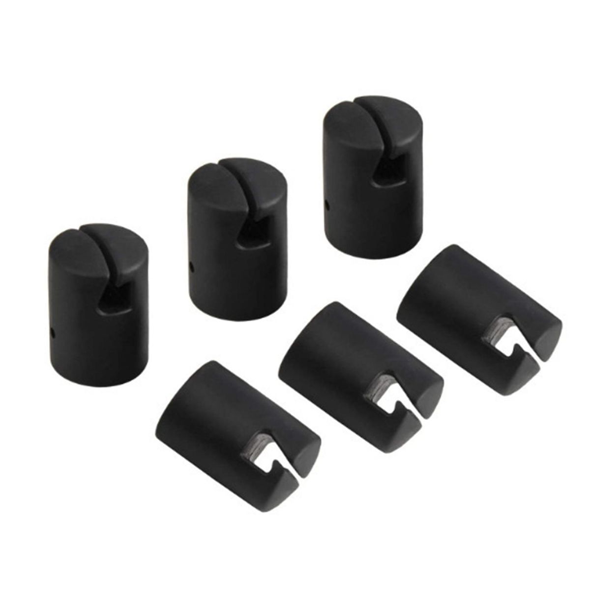 1 Set Trampoline Enclosure Pole Caps Trampoline Enclosure Pole Safety Caps with Screws