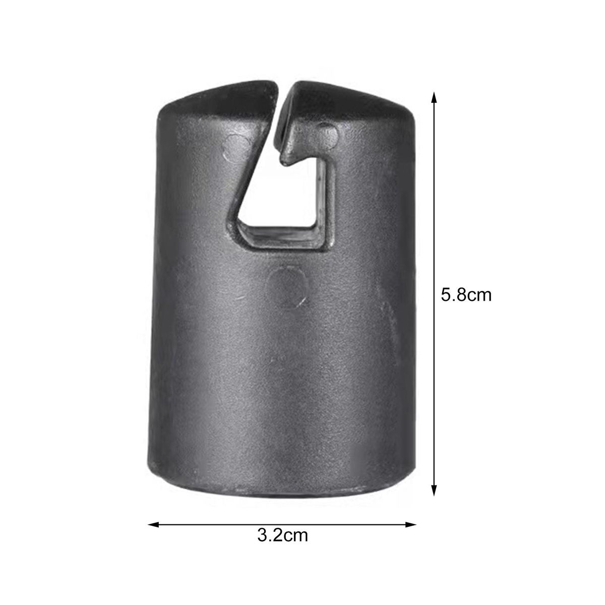 1 Set Trampoline Enclosure Pole Caps Trampoline Enclosure Pole Safety Caps with Screws
