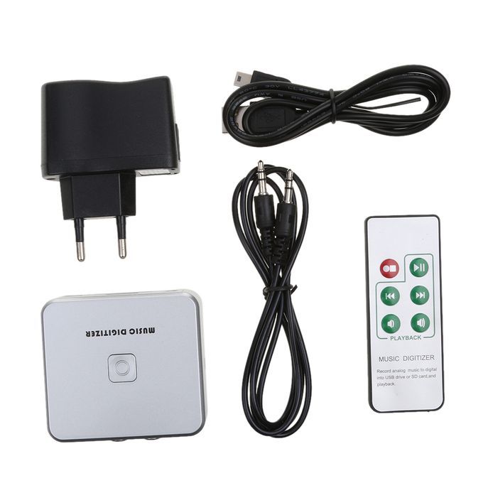 Audio Capture Recorder 3.5mm & RCA IN Remote Control Music