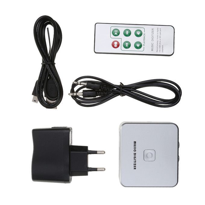Audio Capture Recorder 3.5mm & RCA IN Remote Control Music