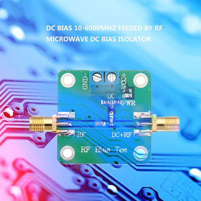 Bias Tee Wideband 10-6000Mhz For Ham Radio Rtl Sdr Lna Low Noise Amplifier Green