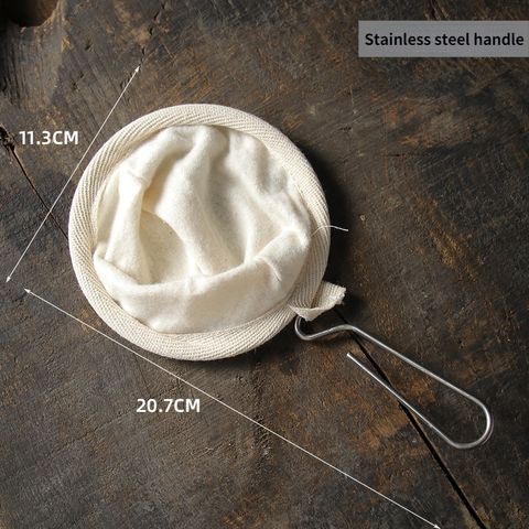80mm/100ml Reusable handmade coffee filter bag