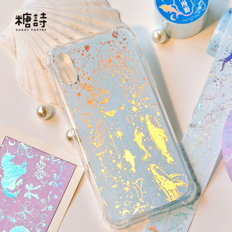 NEW 10pcs Lot Decorative Cute Silver Foil Constellation
