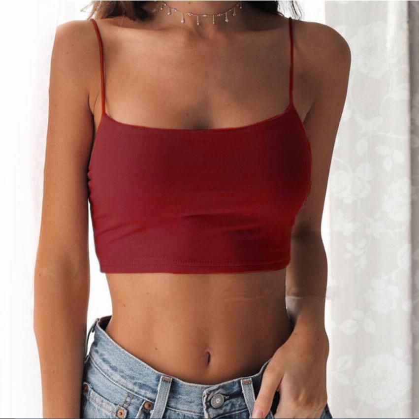 Sexy Top Black Short Tops With Halter Neck Women Summer Back Camisole With Back Fashionable Casual Tube Top Sleeveless Vest
