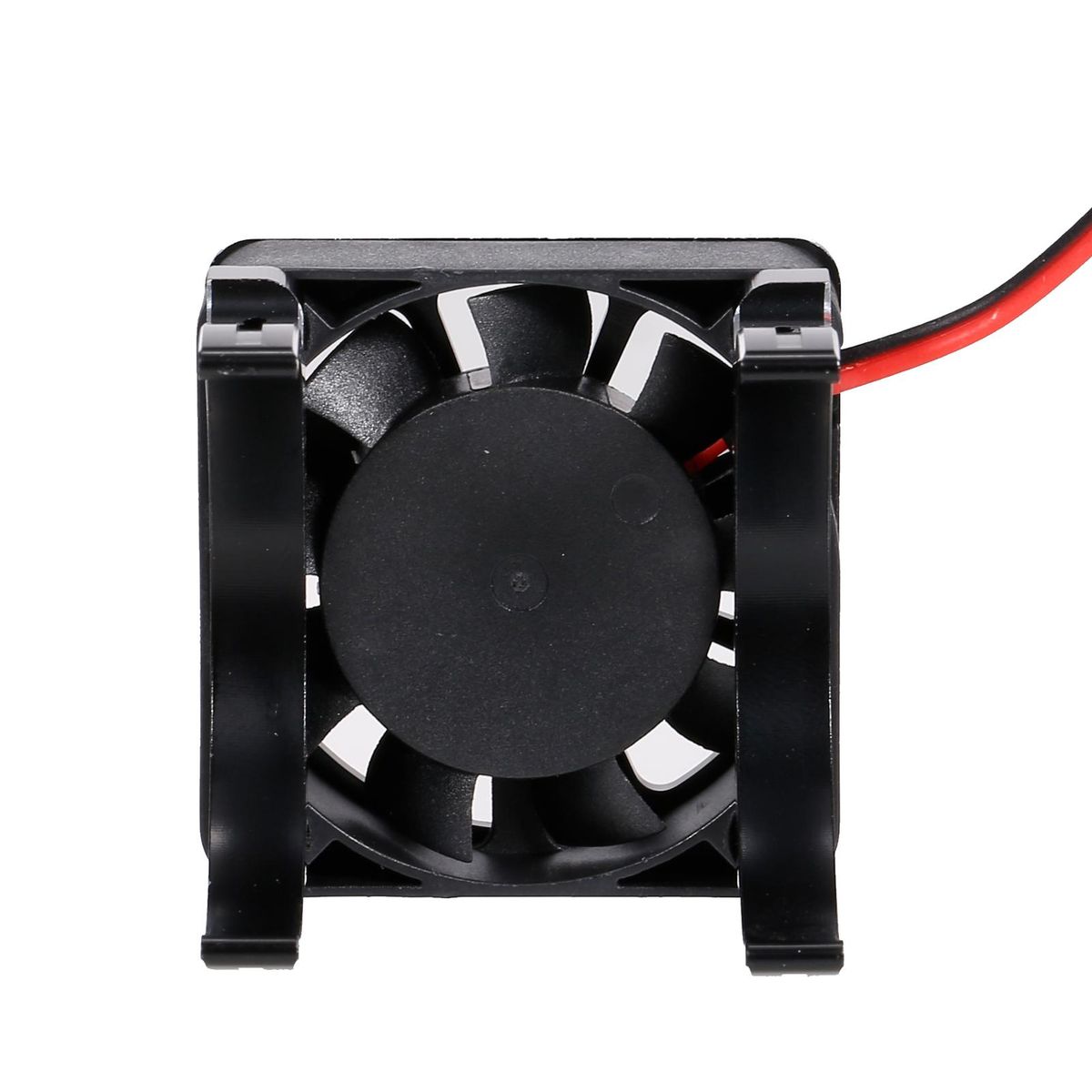 RC Motor Heatsink Cooling Fan with 2 Clamps & Adapter Cable for 540 550 Series Brushed Motor Compatible with RC Car Traxxas Hsp Redcat TRX-4 Axial Scx10 RC4WD Tamiya D90 Hpi Crawler Car