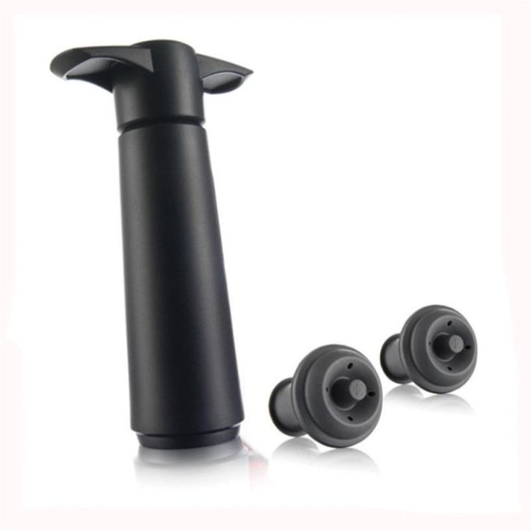 Red Wine Vacuum Pump Freshener Silicone Wine Stopper Set