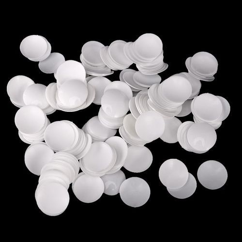 100pcs Plastic Round Buttons Base For DIY Fabric Buttons Cover Cloth