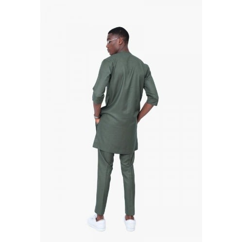 Army Green Kaftan Style