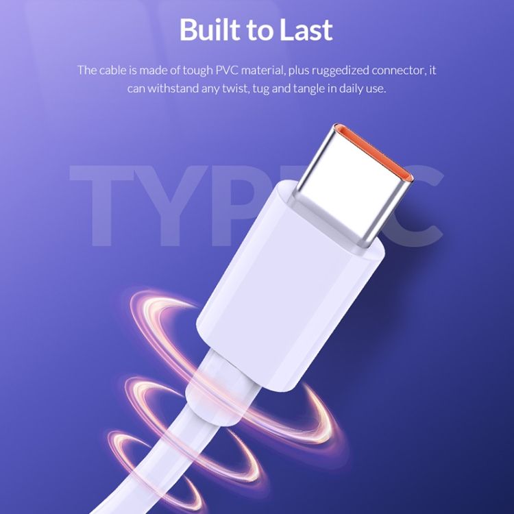 1.5m 6A USB3.0 Male To USB-C / Type-C Male Data Cable