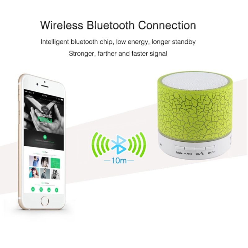 LED Wireless Bluetooth Speaker Mini Musical Audio Handsfr GAO