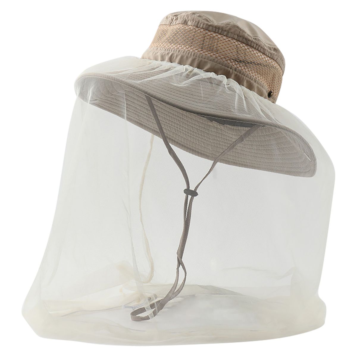 Sun Protection Mosquito Repellent Cap Quick-drying-Khaki