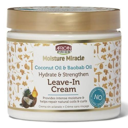 Moisture Miracle Coconut Oil & Baobab Oil Leave-In Cream.