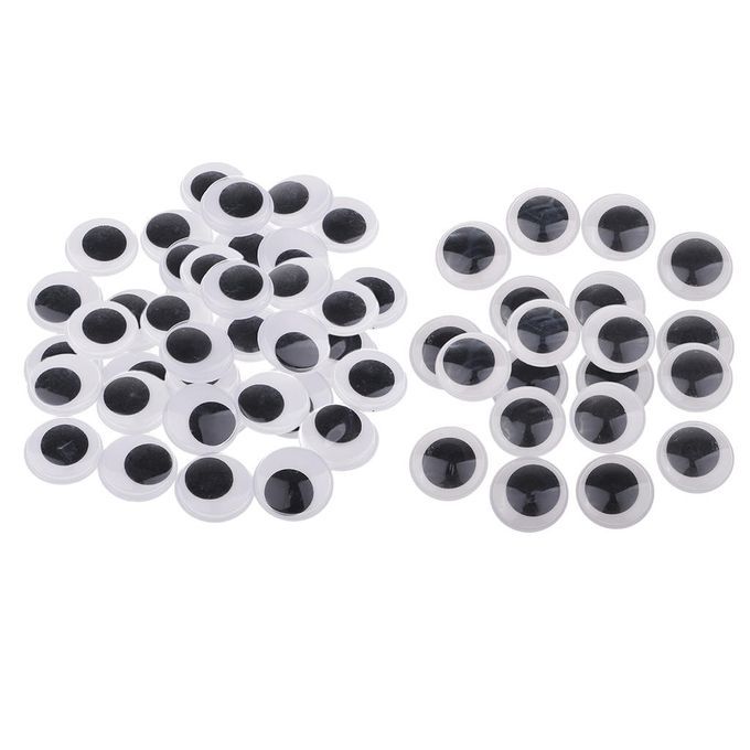 25mm 30mm Self Adhesive Google Eye School Home Craft Embellishments