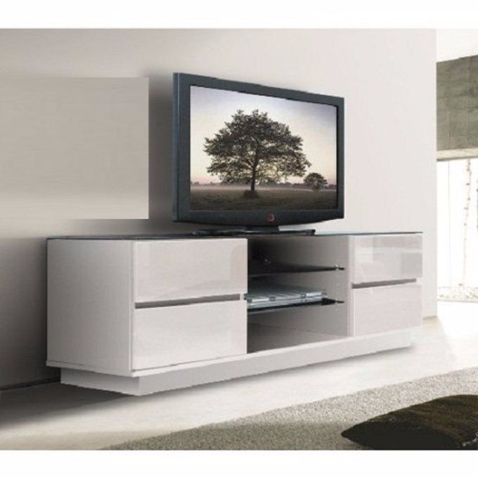Handys - Plasma LCD TV Stand - White With Gloss Drawers  (Lagos Delivery Only)