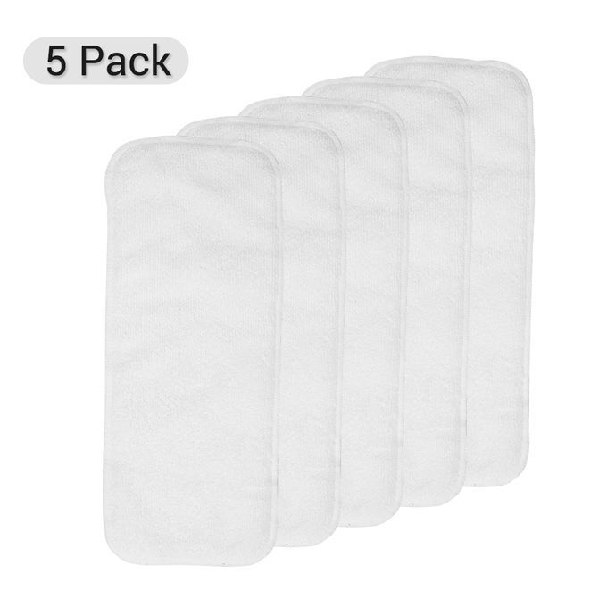 Washable Diaper Pad Pack Of 5 Bamboo Fiber Changing Pads