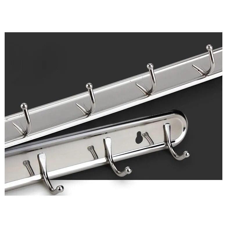 Metal Wall hangers Mounted 6 Hooks Coat Clothes Hat Towel Hanger Wall Door 15
