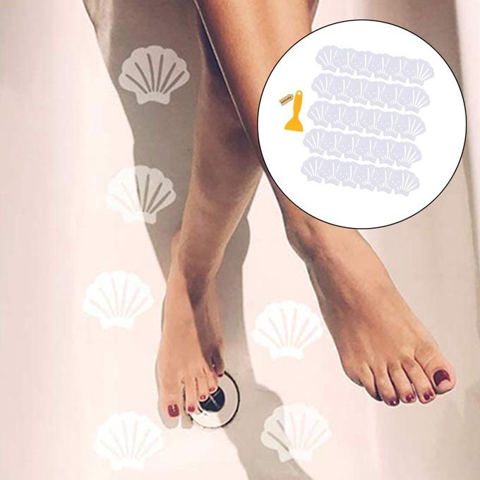 30Pcs Anti Slip Stickers With Scraper Strong Waterproof For White