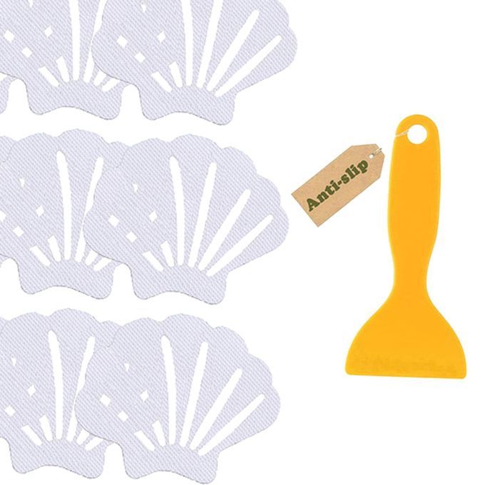 30Pcs Anti Slip Stickers With Scraper Strong Waterproof For White