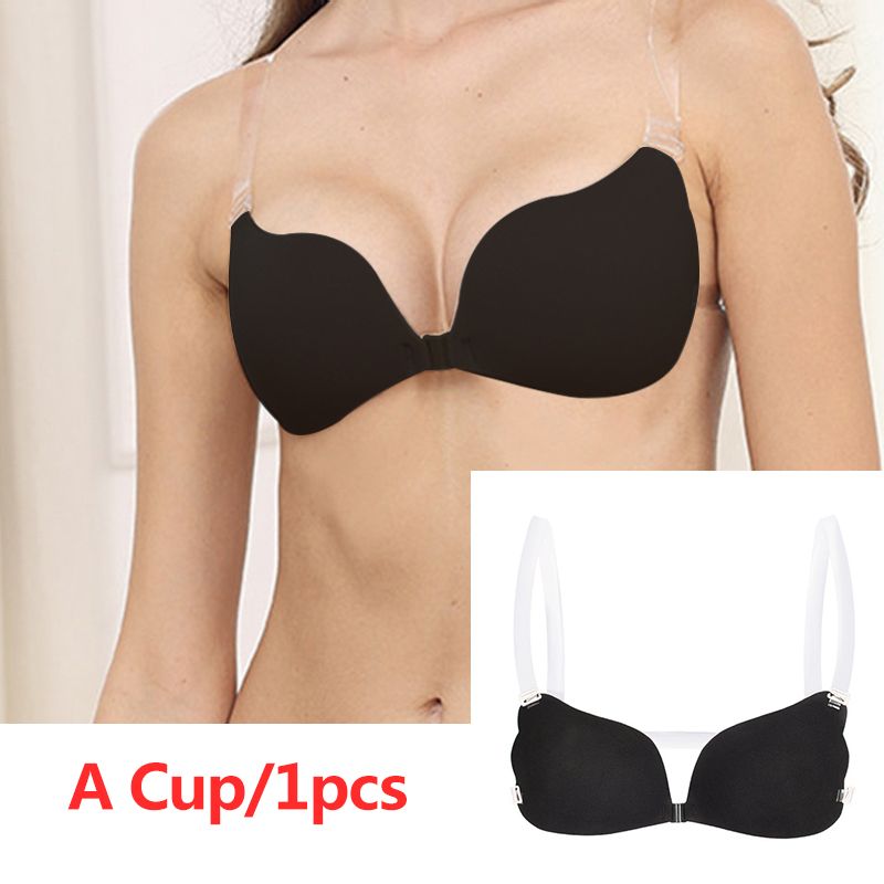Silicone Bra For Wedding Party Bikini Invisible Bra  Cover -NRT198 A Cup-As Shown