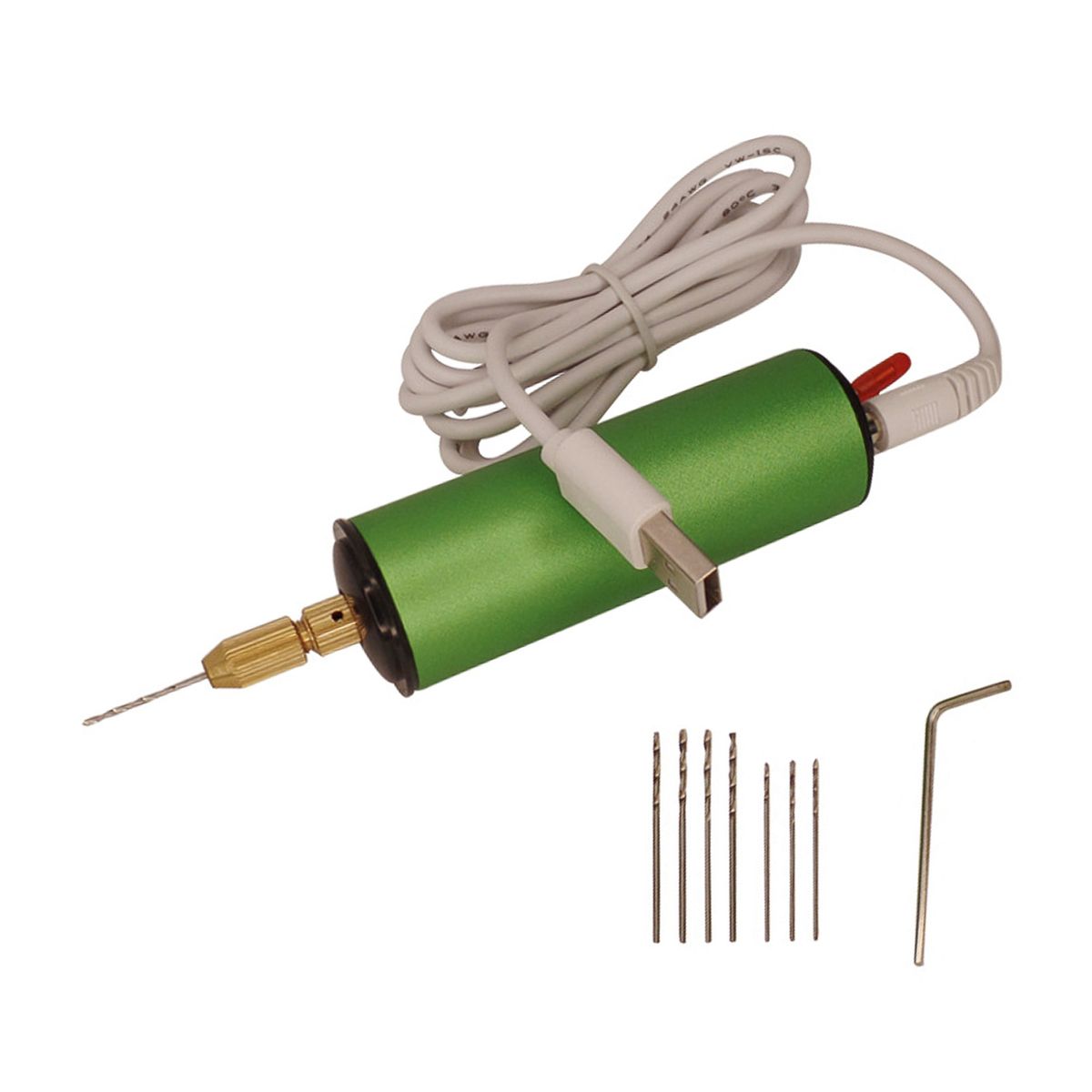 Adjustable 0.8-1.2mm Electric Mini Drill With 8pcs Drills