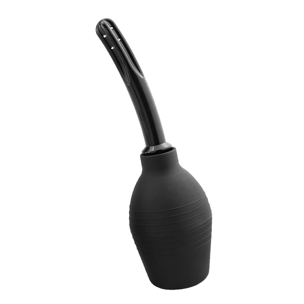 310ml Men Women Enema Bulb Clean  Silicone Douche Black