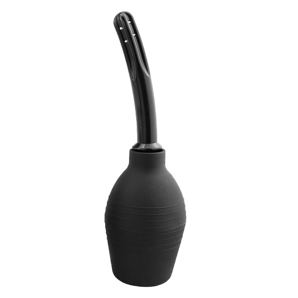 310ml Men Women Enema Bulb Clean  Silicone Douche Black