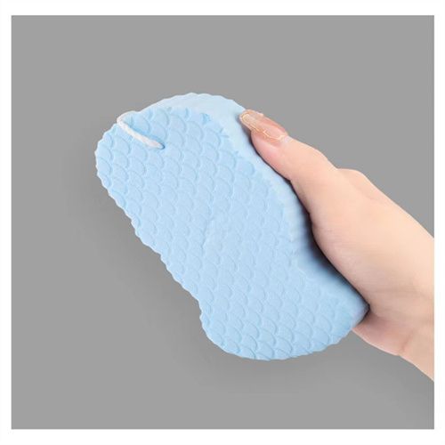 Exfoliating Bath Sponge  Skin Cleansing Soft-Blue