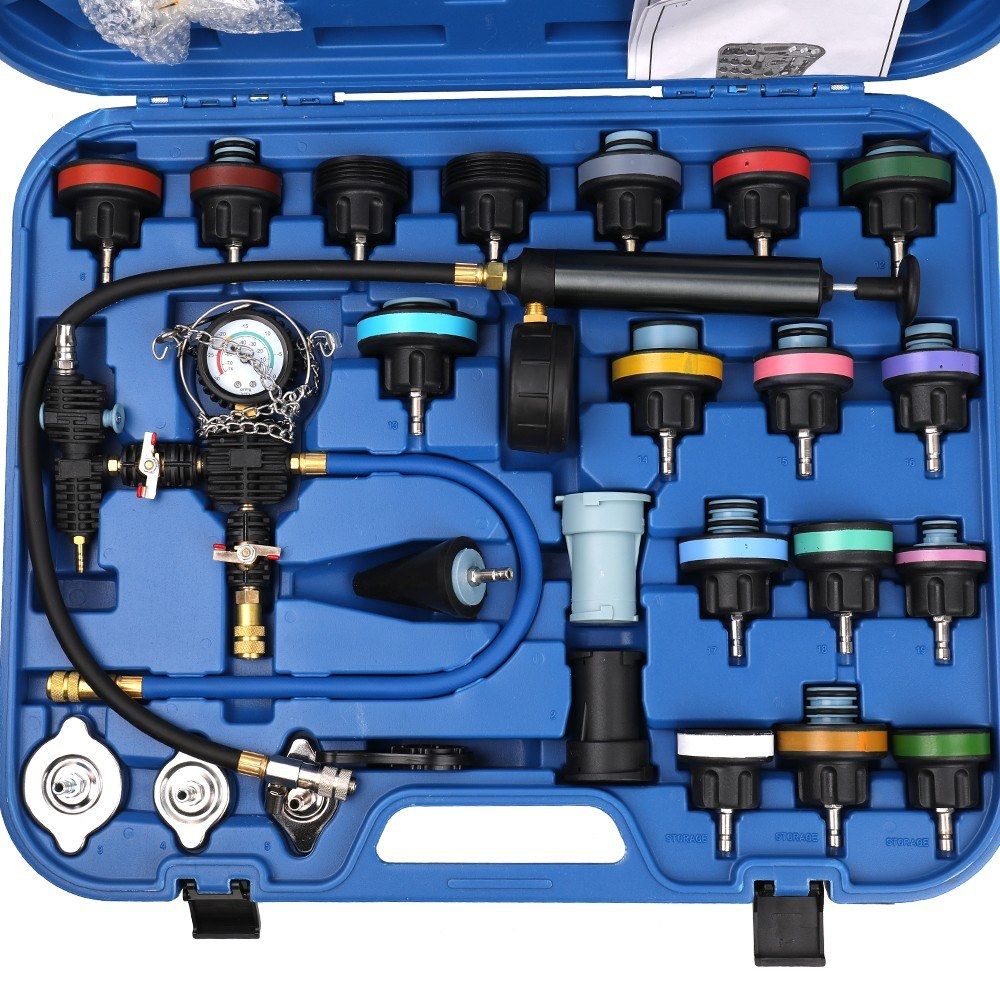28pcs Universal Radiator Pressure Tester Vacuum Type Cooling