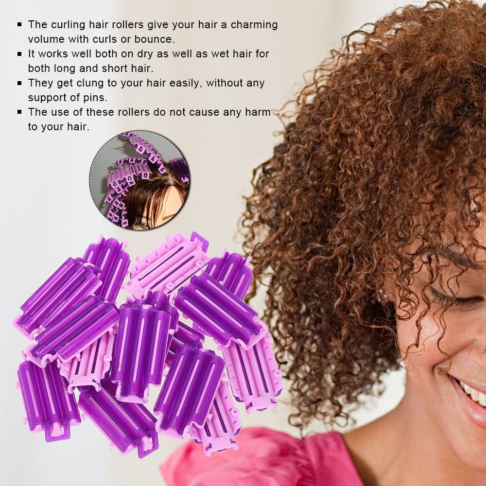 36 Pieces Cold Wave Rods Corn Curler Maker Hairdressing Clip