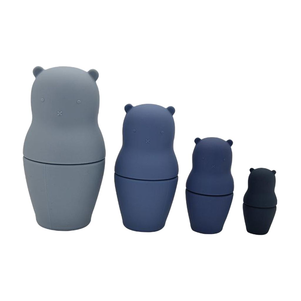 Stacking & Nesting Soft Silicone Teethers Teething Montessori Style C