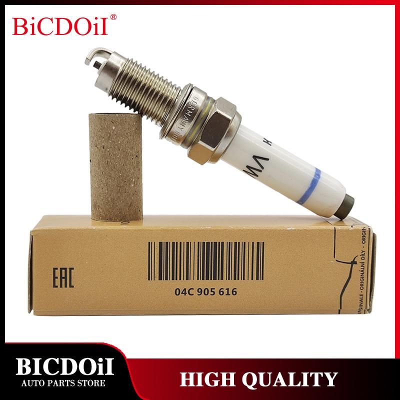 4/6pcs Ignition Spark Plug 04C905616 for VW Volkswagen Golf Bora Jetta C-TREK Sagitar Fox SKODA Octavia RAPID YETI 04C905606