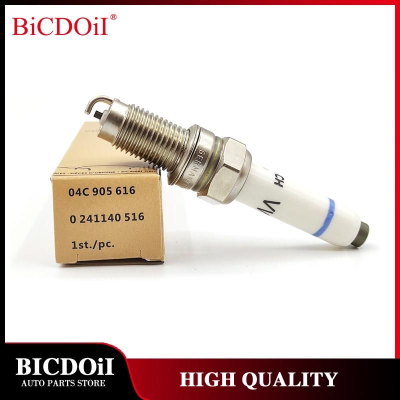 4/6pcs Ignition Spark Plug 04C905616 for VW Volkswagen Golf Bora Jetta C-TREK Sagitar Fox SKODA Octavia RAPID YETI 04C905606