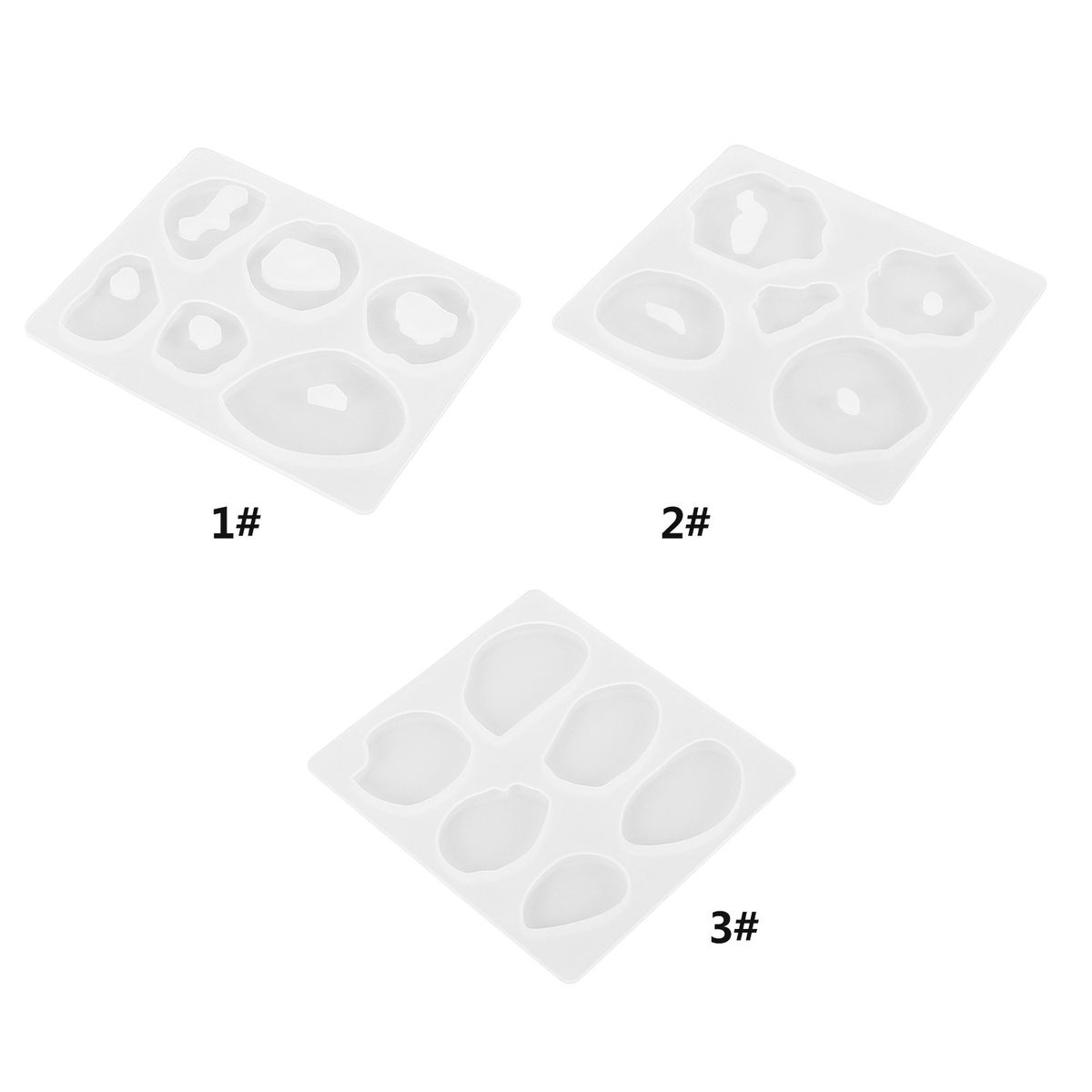 Silicone Mold Stone Pendant DIY Resin Craft Epoxy Mould