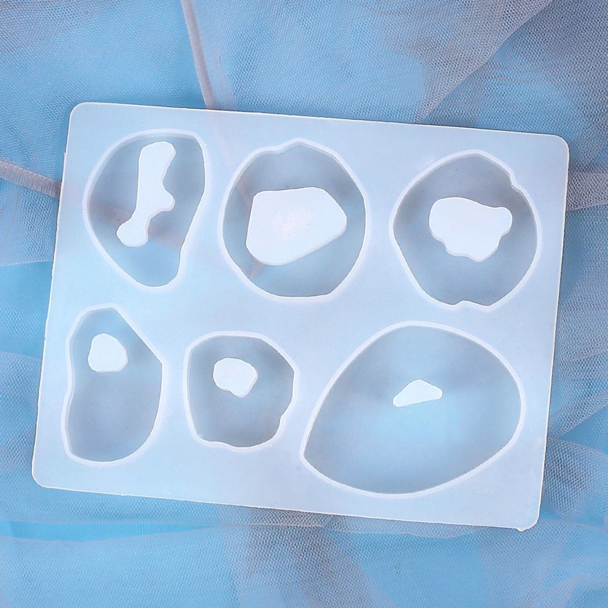 Silicone Mold Stone Pendant DIY Resin Craft Epoxy Mould