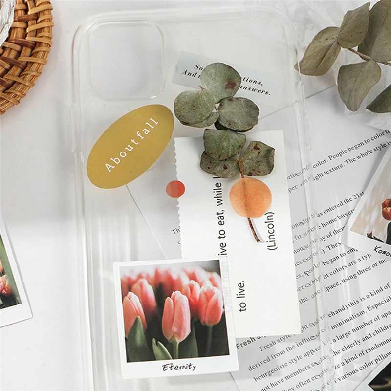 160Pcs Ins Style Dots Flowers Mini Box Stickers Planner