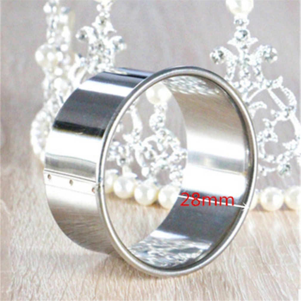 11Pcs/Set Round Shape Cutting Molds Stainless Steel Mousse Cake Ring Mold Biscuit Donuts Cutter Decorating Tools