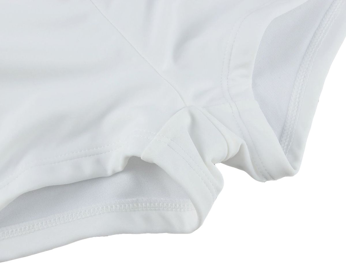Women's Swim Brief Mini Short Swimwear With Adjustable Ties X-Small White