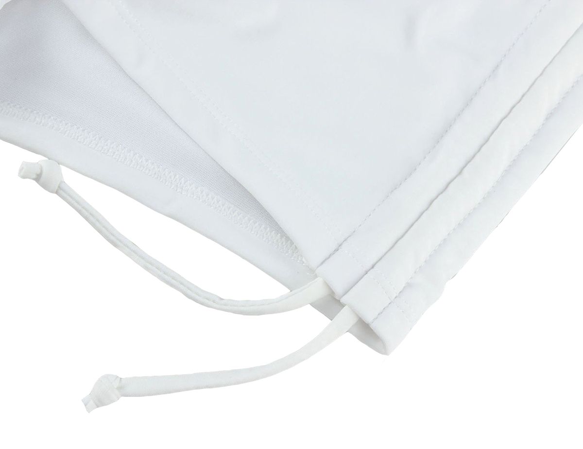 Women's Swim Brief Mini Short Swimwear With Adjustable Ties X-Small White