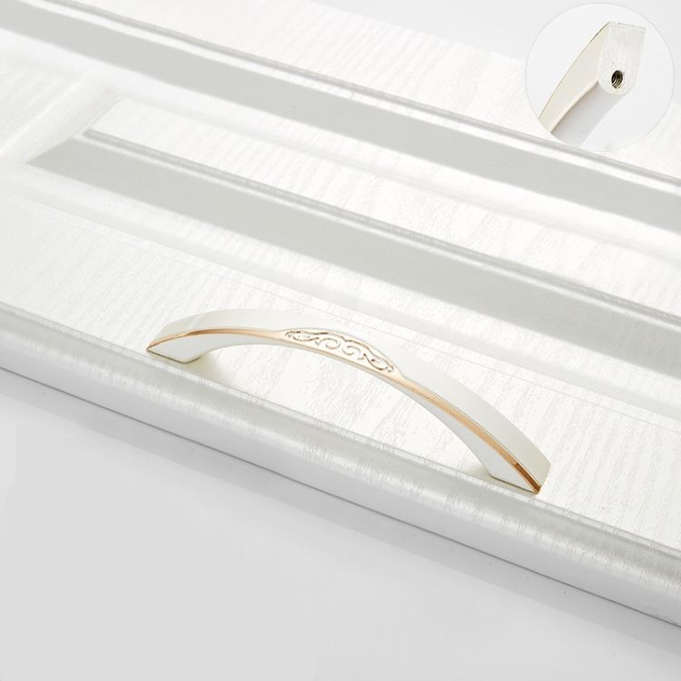 5 PCS 6541-96 Gold + Silver Drawer Cabinet Handle