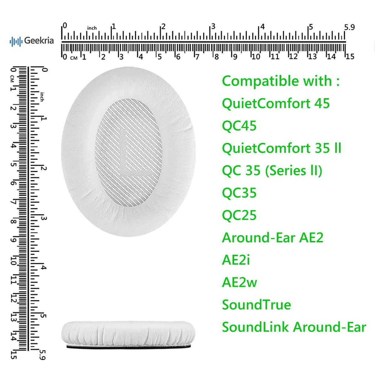 Ear Pads For QC45 QC35, QC35 Ii, QC35 Ii Gaming Headphones