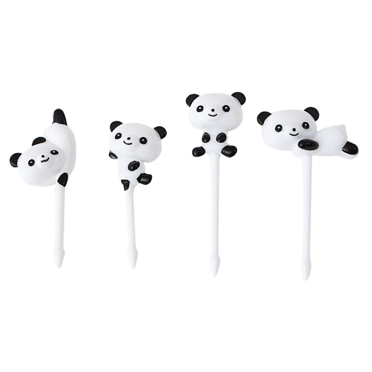 Children Food Fork 16pcs Panda Fruit Forks Easy-to-clean Food for Kids