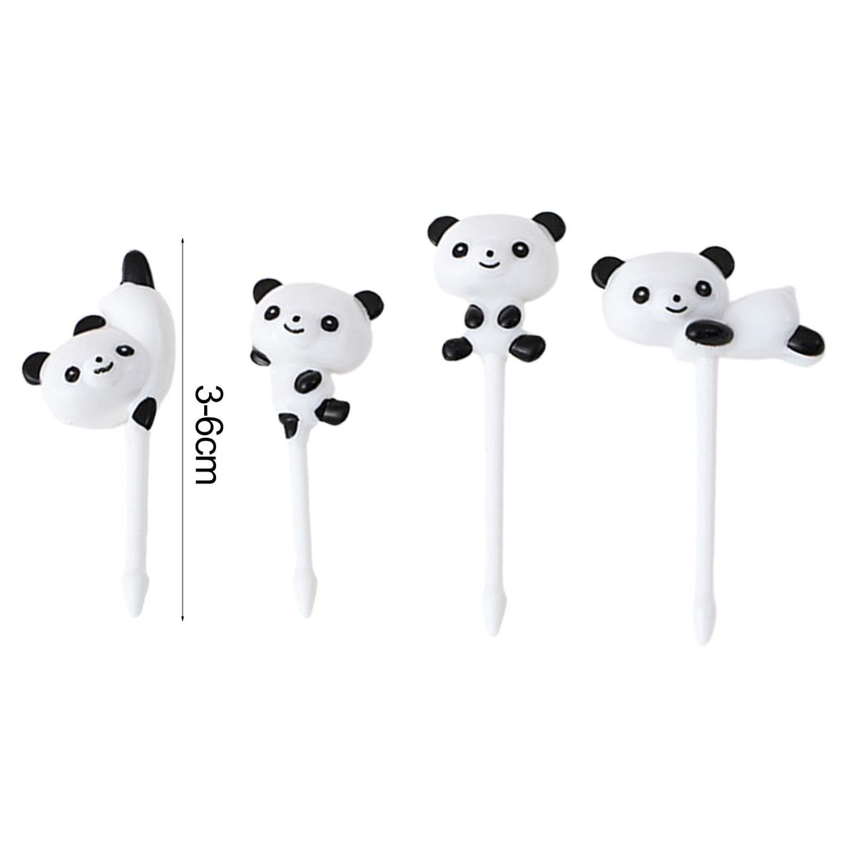 Children Food Fork 16pcs Panda Fruit Forks Easy-to-clean Food for Kids