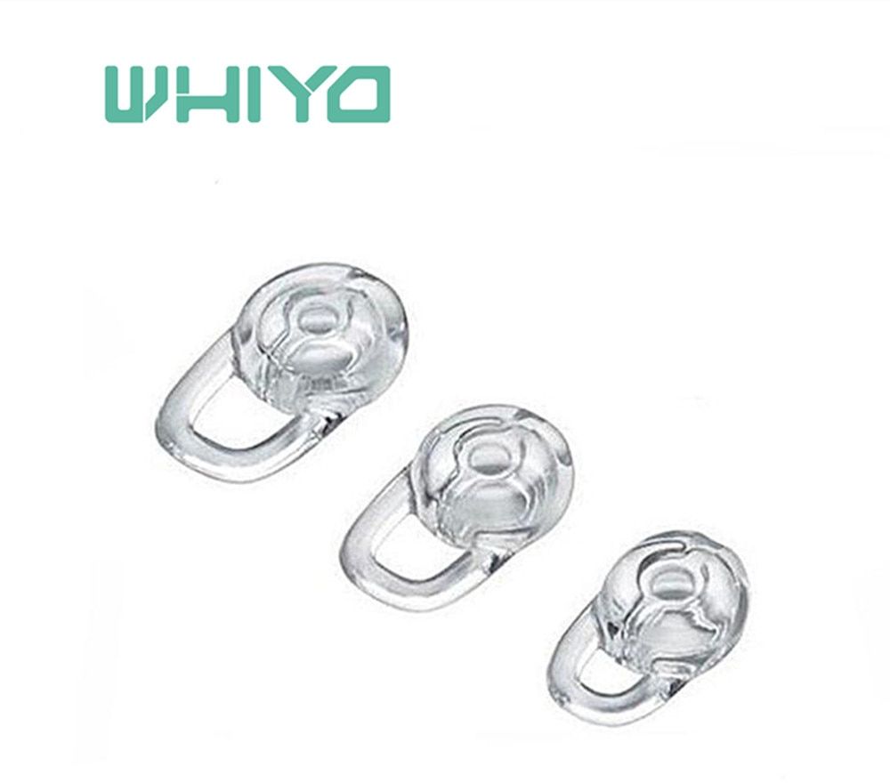 Whiyo Set Of Silicone Replacement Earbuds Eartips Ear Tips Bud For Plantronics M28 M25 M55 M70 M90 M180 Earphones