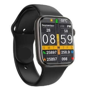 2022 Series 7 Smart Watch - Bluetooth - Call - Black