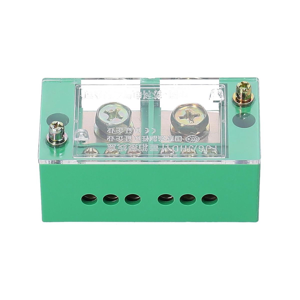 60A 600V Portable Junction Box Household Multifunctional Wire Splitter Wire Terminal Junction Box with 2 Copper Lugs