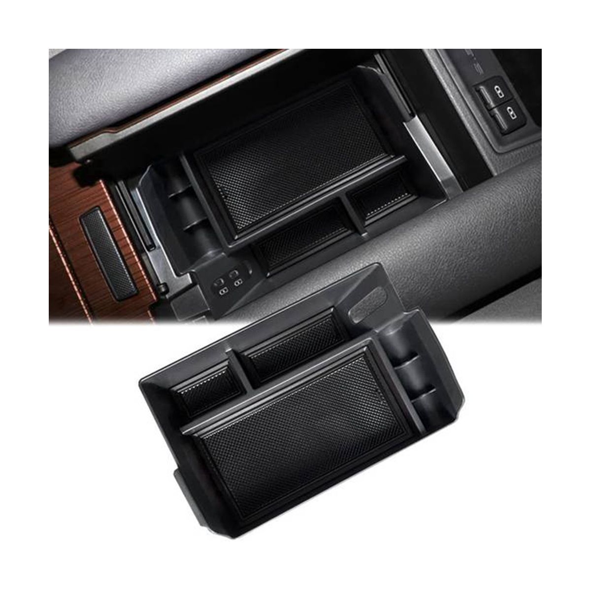 Center Console Organizer for 2021 2022 Toyota Sienna XL40 Armrest Insert Secondary Storage Box Tray Accessories A