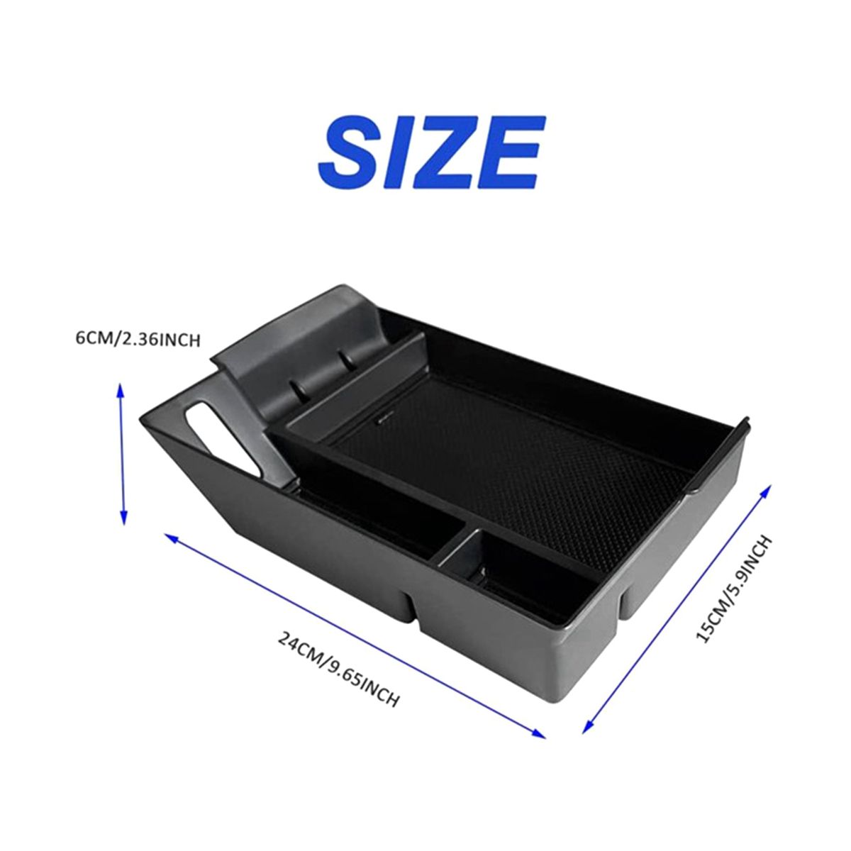 Center Console Organizer for 2021 2022 Toyota Sienna XL40 Armrest Insert Secondary Storage Box Tray Accessories A