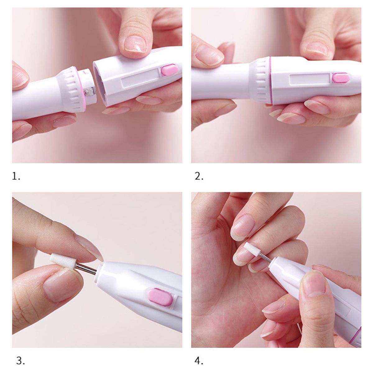 1x Electric Nail Drill Machine Filer Electrical Pedicure For Beauty