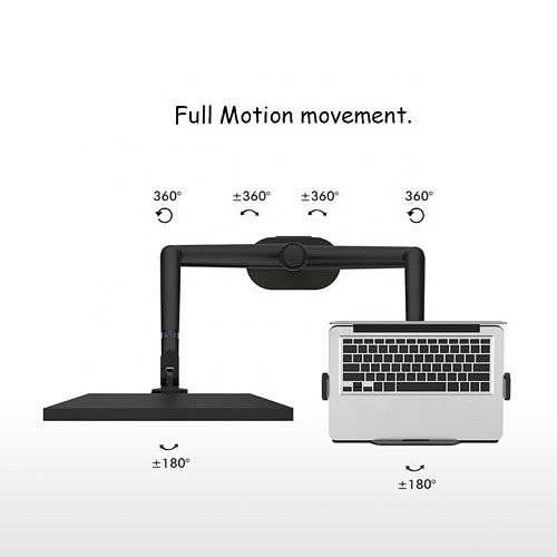 Adjustable Computer TV Dual Monitor & Laptop Holder Arm Desk Mount Stand